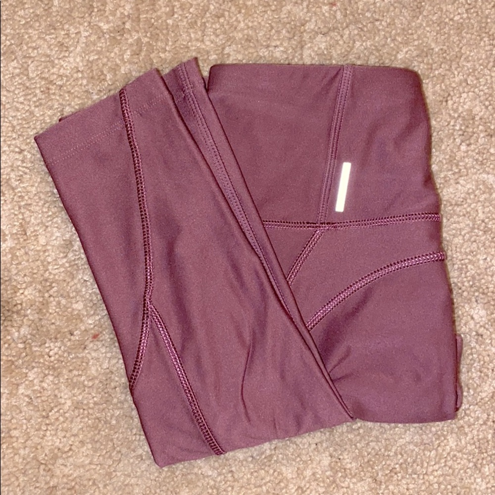 High waist mauve leggings size xs